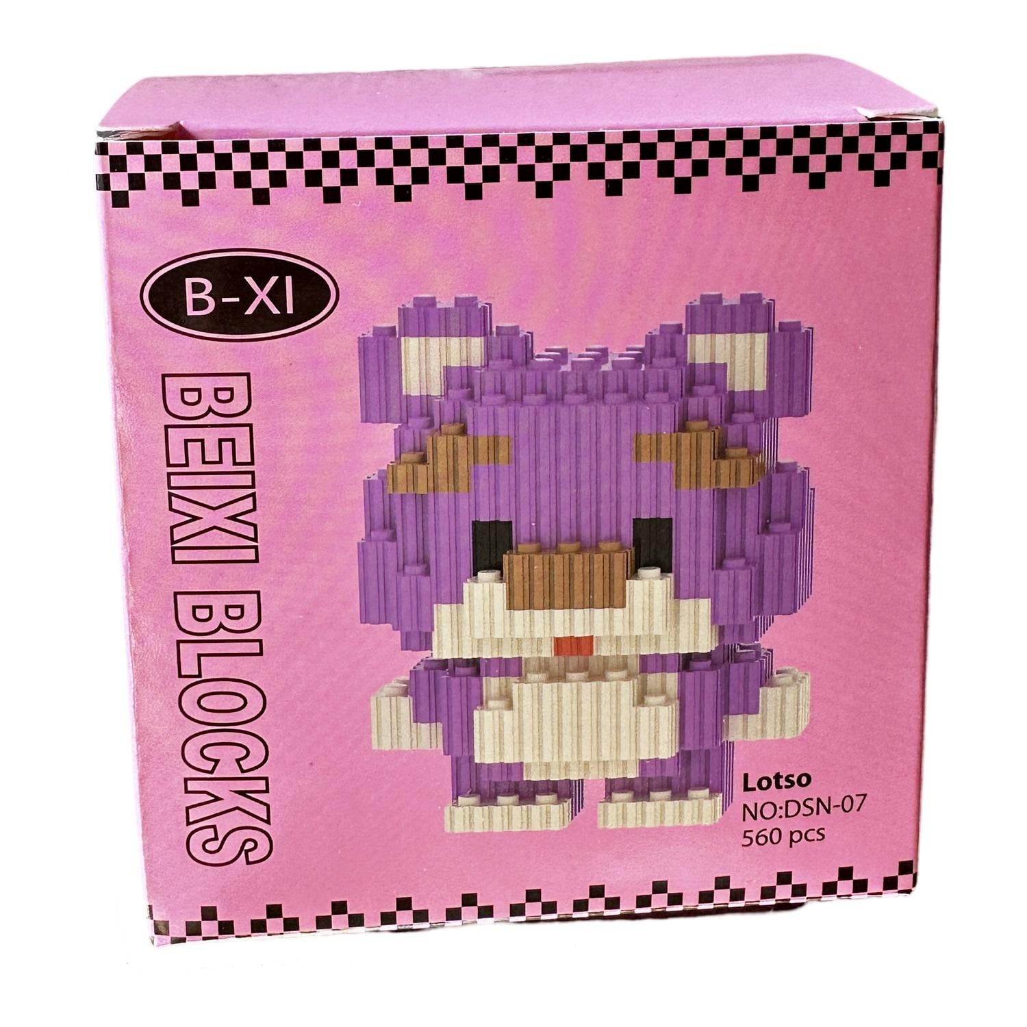 Конструктор Beixi Blocks Мишка Лотсо 560 дет. (DSN-07)