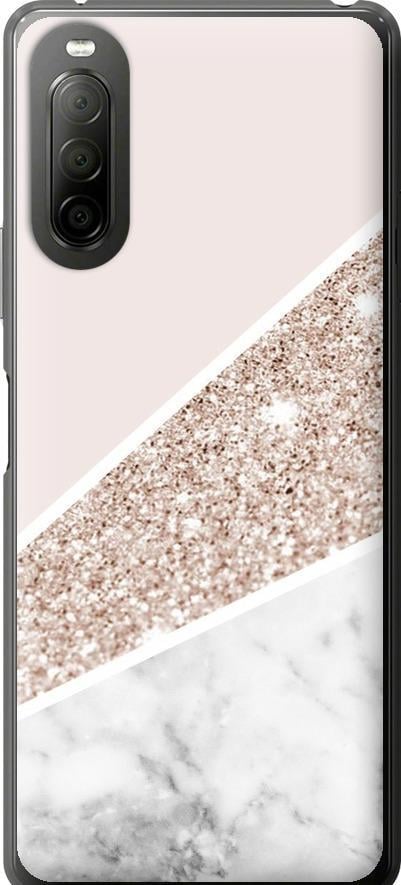 Чехол на Sony Xperia 10 II Пастельный мрамор (4342u-2528-42517)