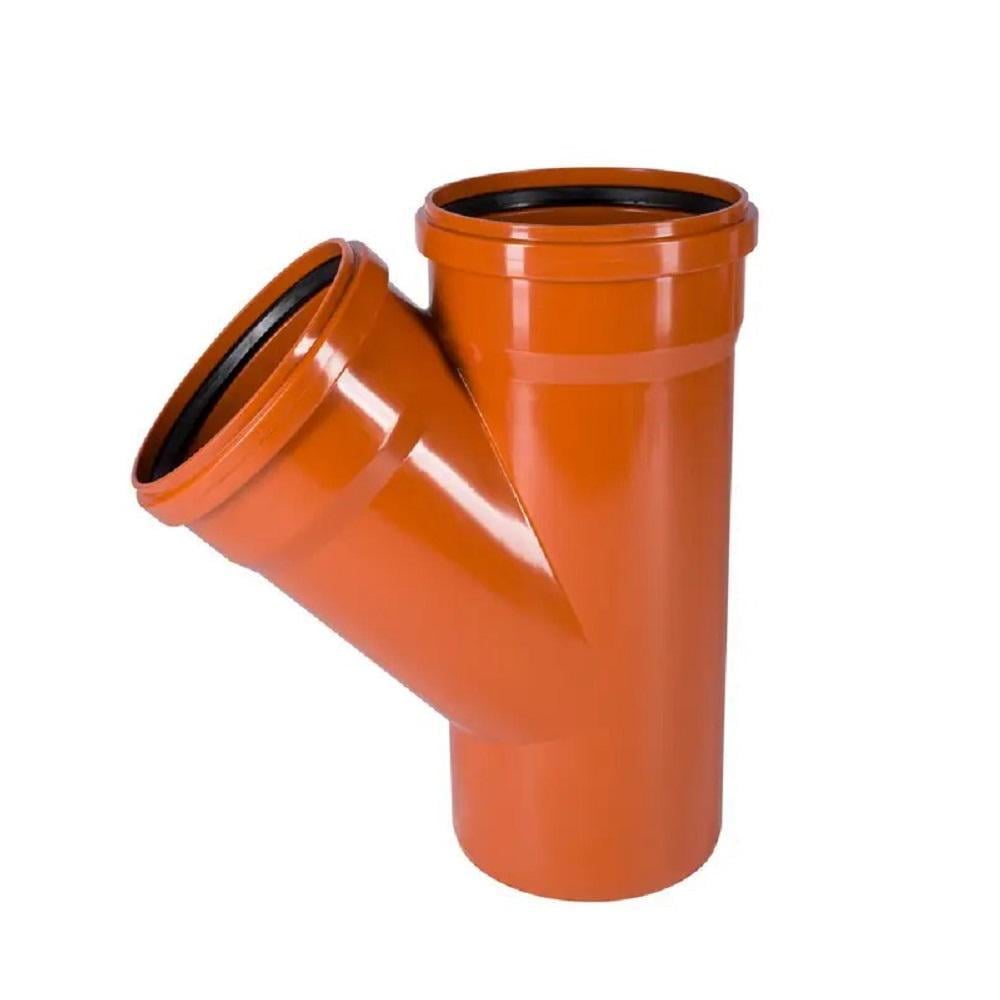 Тройник наружный канализационный Ostendorf KGEA 45° 200 мм (SW-70801)