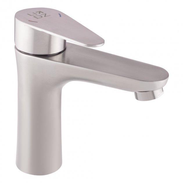 Змішувач Lidz k35 Vida 001F для раковини низький вилив Nickel