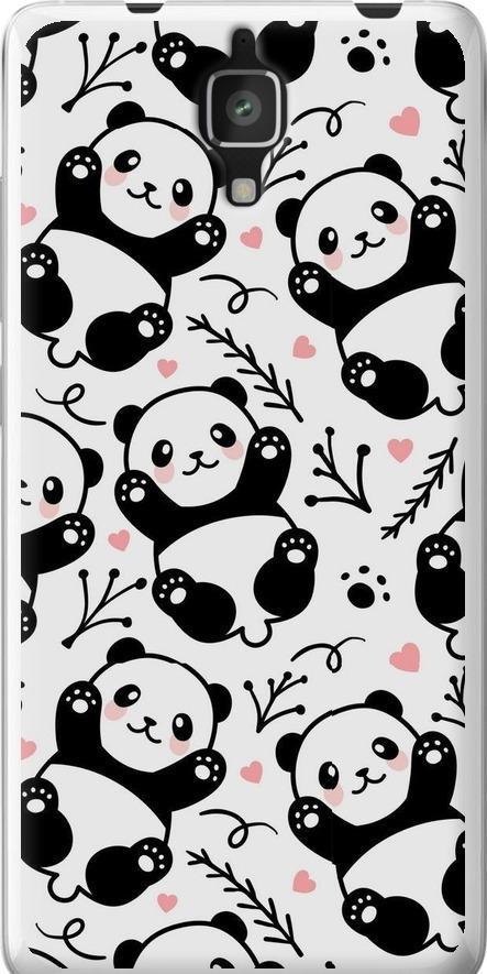 Чехол на Xiaomi Mi4 Панды (4318t-163-42517)