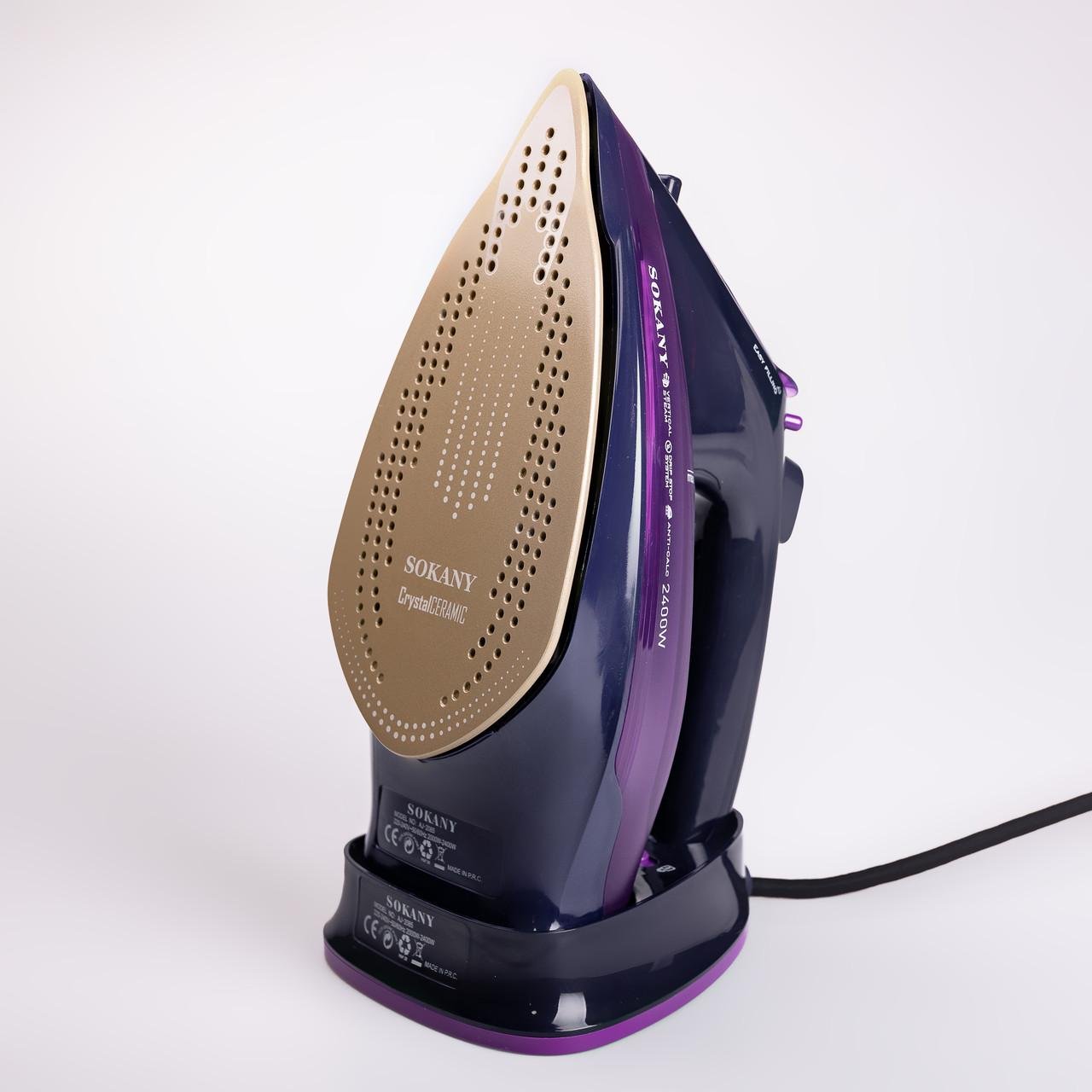 Утюг ручной паровой Sokany беспроводной для одежды 2400 Вт (5699)