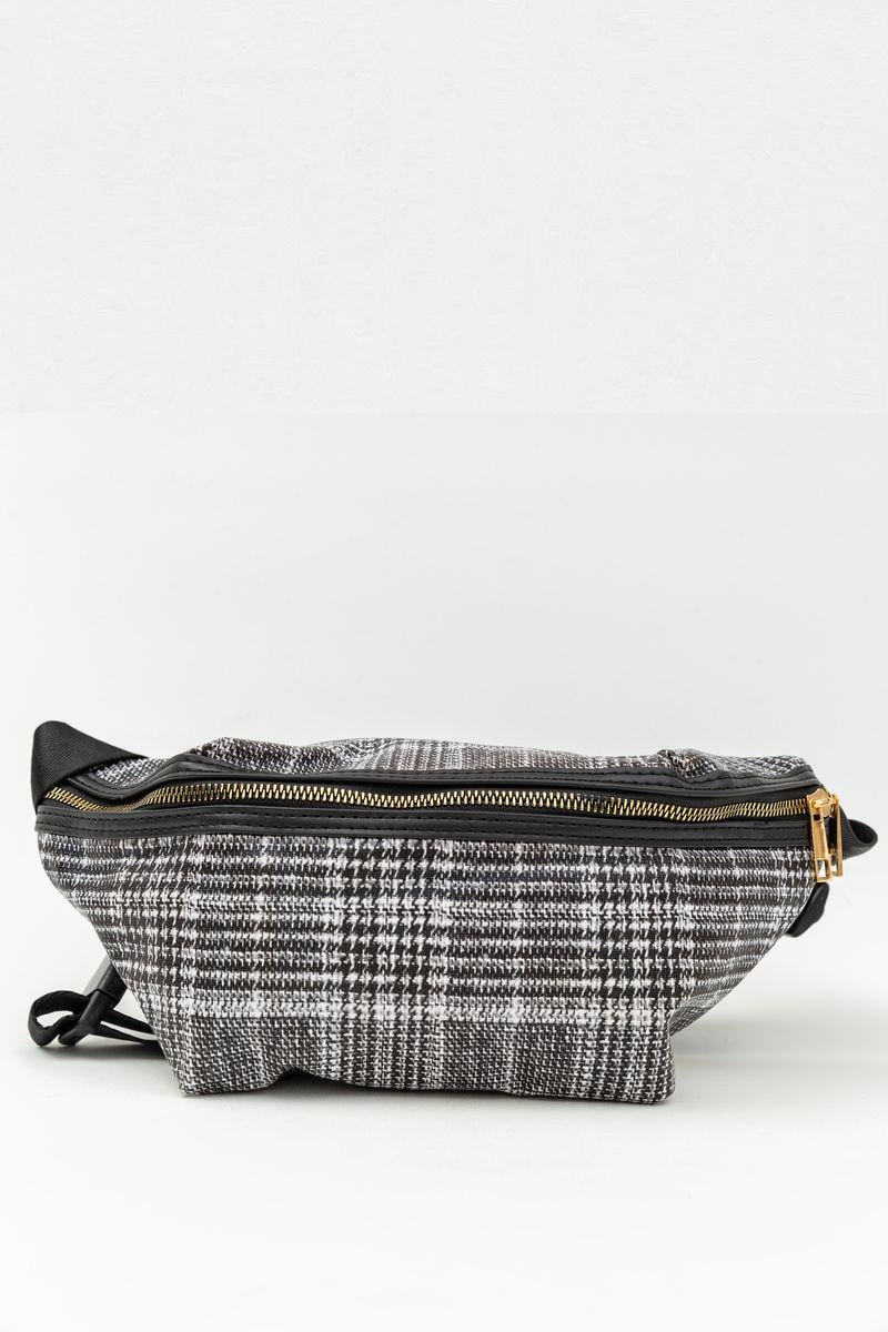 Сумка-бананка Ager 131R802-18 Чорно-сірий (У1121269c101s802)