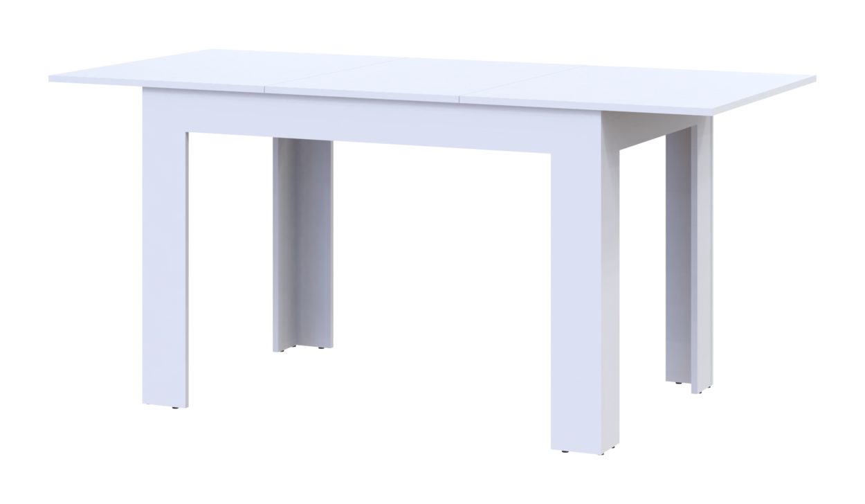 Стол Doros Флинт 120/170х80х78 см Белый (41510128) - фото 2 Стол Doros Флинт 120/170х80х78 см Белый (41510128) - фото 2