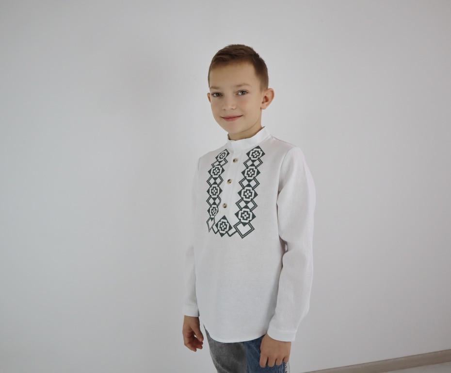 Вишиванка сорочка Остін 140 см Зелений (0001646-140)