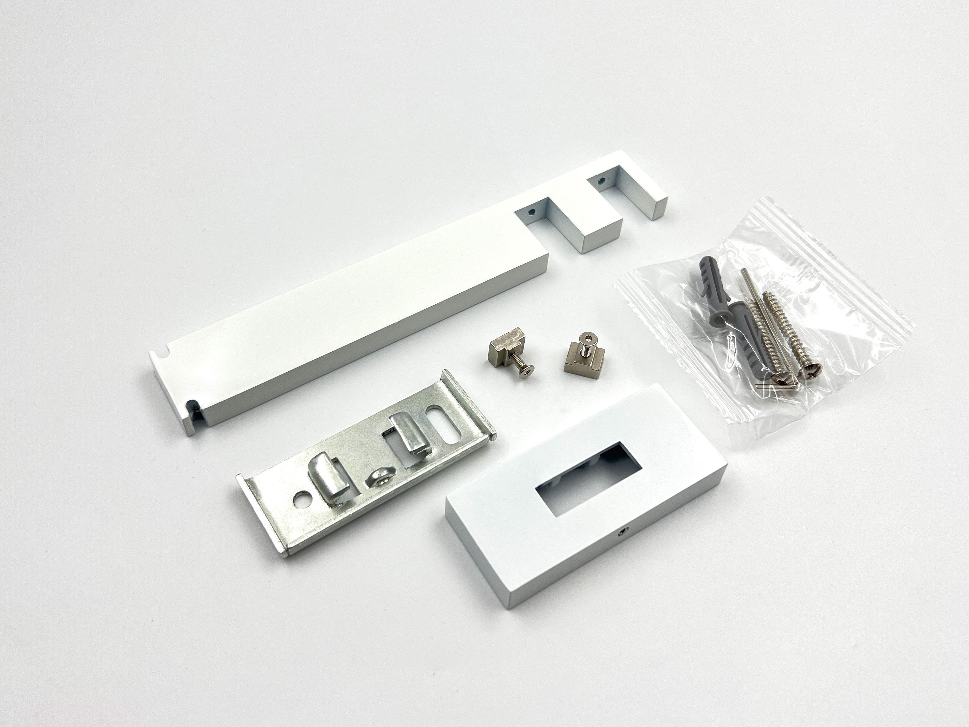 Кронштейн Quadrum Скарлайн подвійний 14-17 см Білий глянець - фото 4