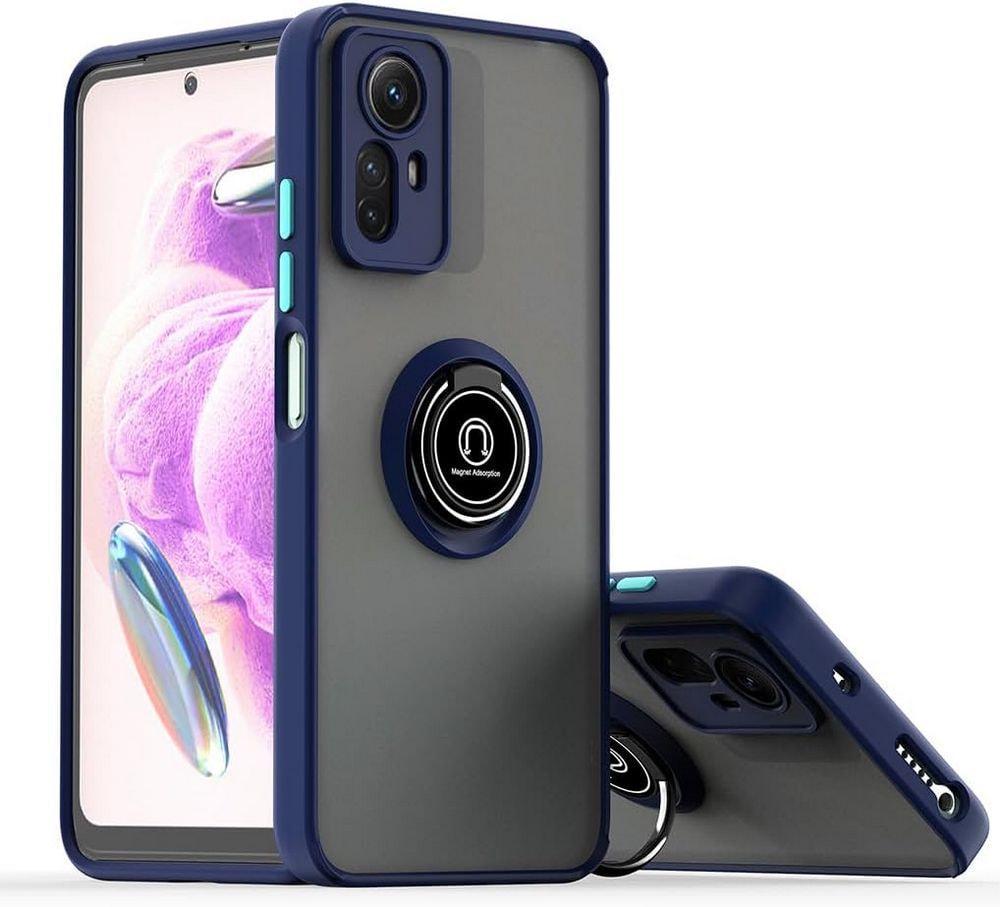 Захисний чохол MatteLuxe Xiaomi Redmi Note 12S (з кільцем) Blue (34251-28)