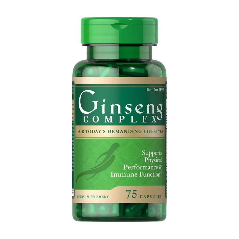 Экстракт женьшеня Puritan's Pride Ginseng Complex 75 капс. (19210-01)