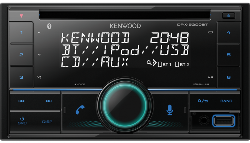 Автомагнитола Kenwood DPX-5200BT