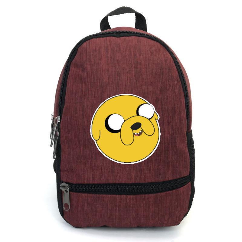 Школьный рюкзак подростковый Cappuccino Toys с принтом Adventure time-006 12,5 л Красный (1404954808)