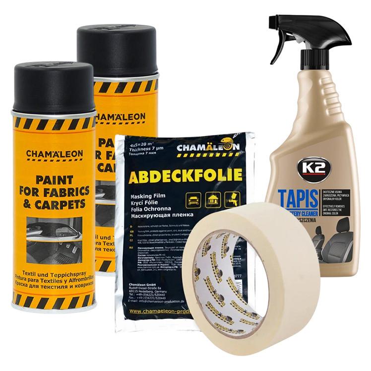 Набір для фарбування тканини салону Chamaleon 2x400 мл Чорний