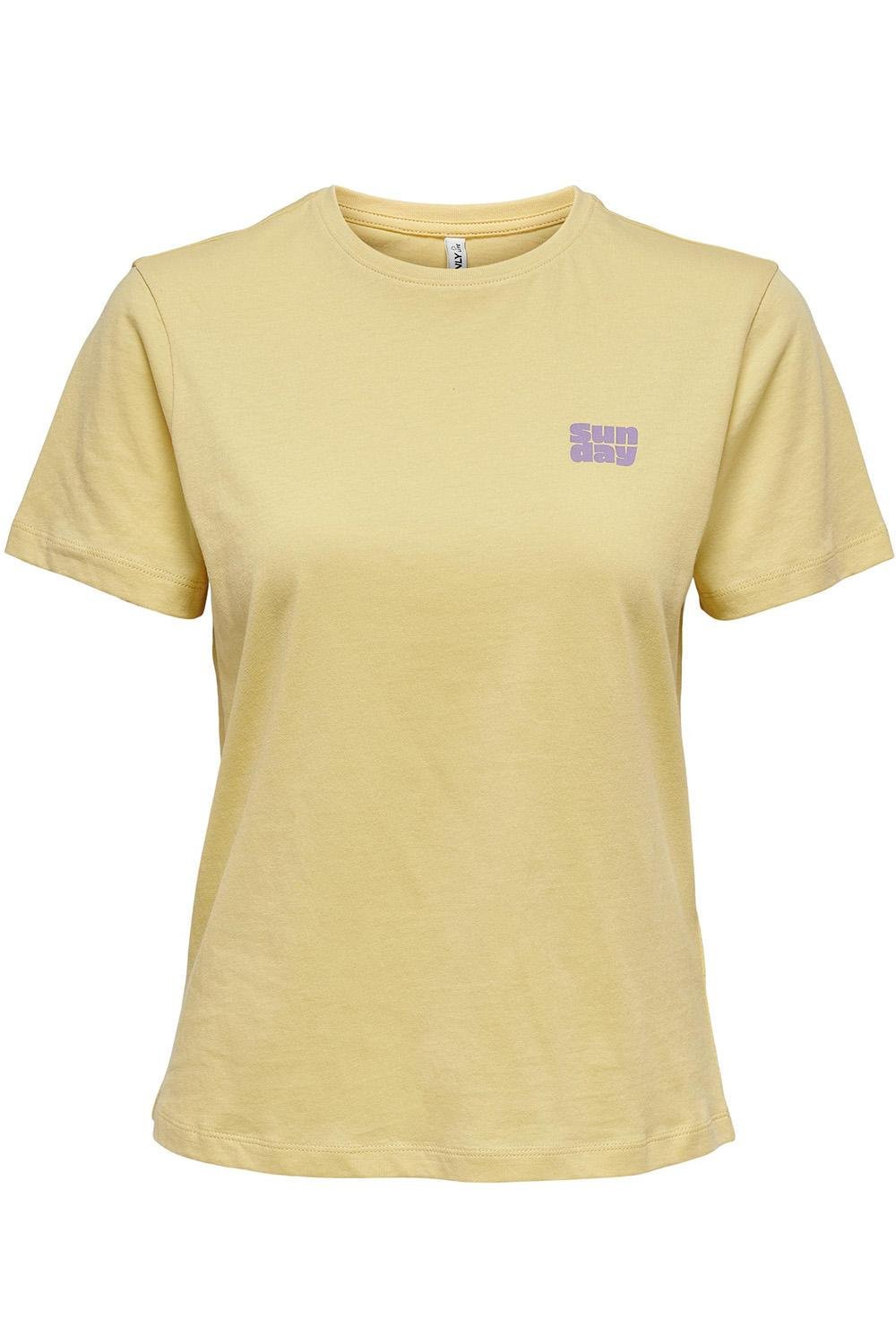 Футболка женская Only 15254728 M Желтый