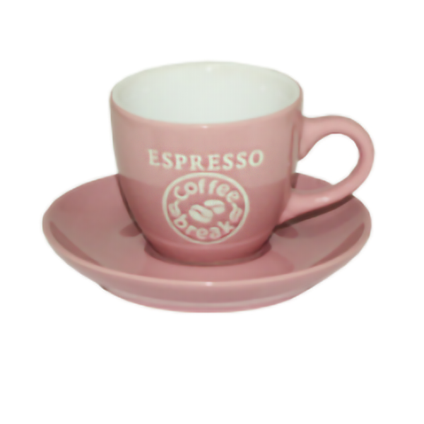 Чашка с блюдцем SNT Кофе брейк Розовый (13650-4)