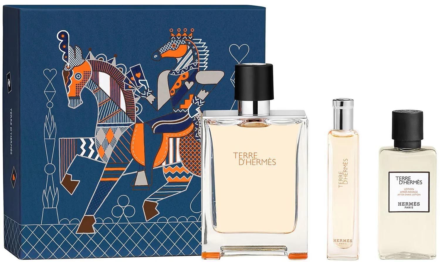 Набор для мужчин Hermes Terre D'Hermes туалетная вода 100 мл/15 мл/гель для душа 40 мл (374542)