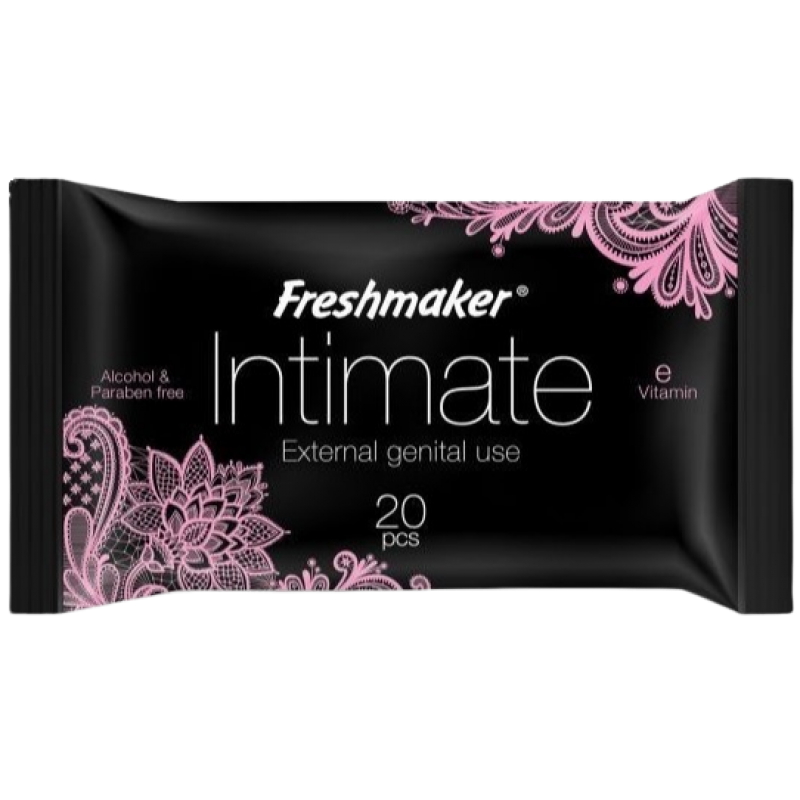Вологі серветки для інтимної гігієни Freshmaker Intimate 20 шт. (13346612)