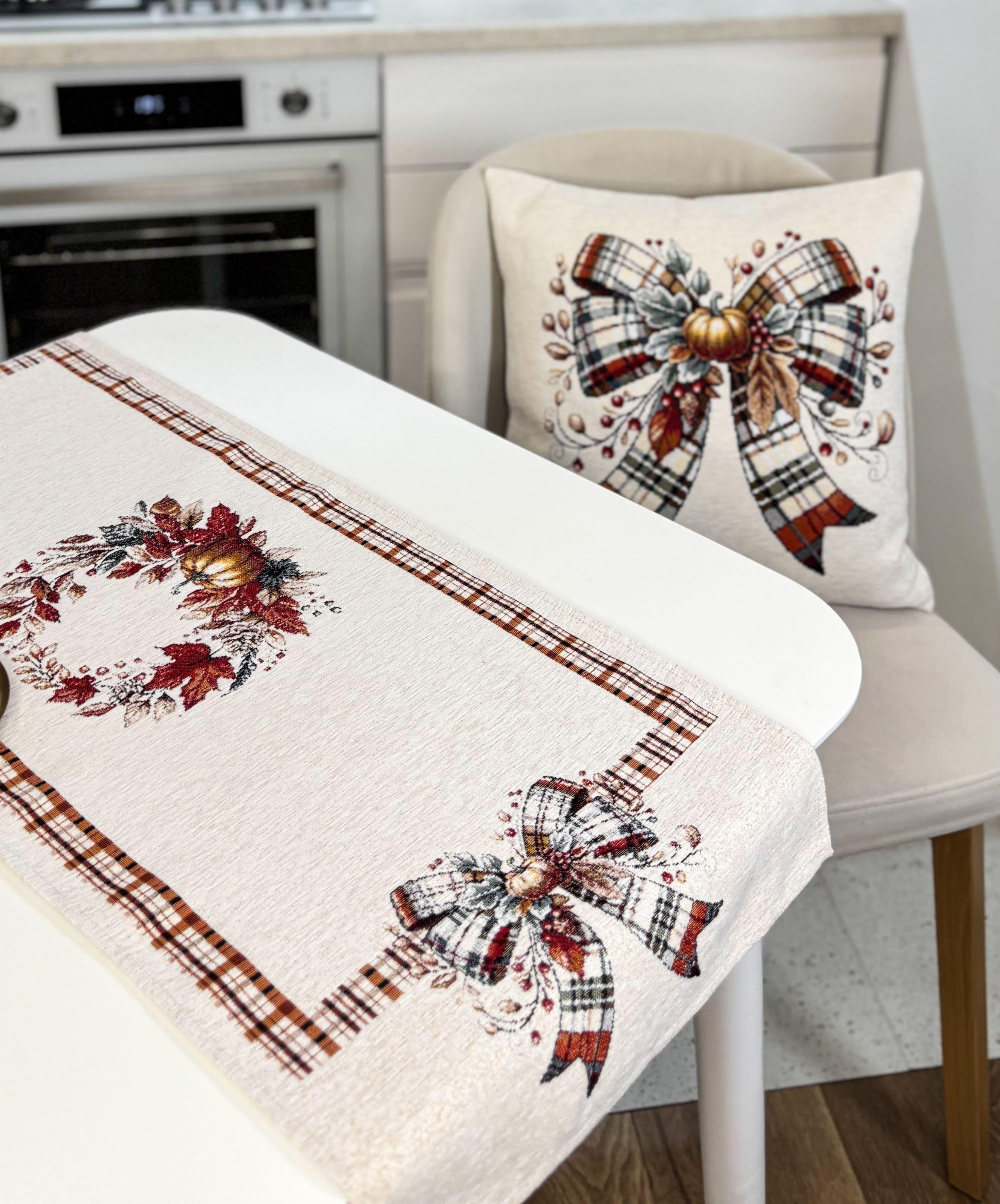 Наволочка гобеленовая декоративная Бант с шенилом 45x45 см (Bows/00499-PC3) - фото 4 Наволочка гобеленовая декоративная Бант с шенилом 45x45 см (Bows/00499-PC3) - фото 4