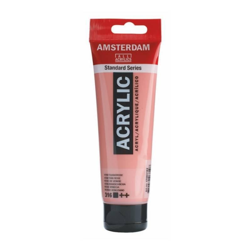 Акриловая краска Amsterdam Royal Talens 120 мл 316 Венецианский розовый (Az1-8712079268107)