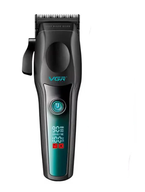 Машинка акумуляторна VGR для стрижки Green (V-195)