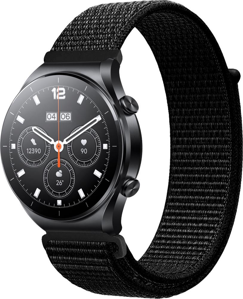 Ремешок нейлоновый Sport Loop для Xiaomi Watch S1 Acttive Black (28993-2B) Ремешок нейлоновый Sport Loop для Xiaomi Watch S1 Acttive Black (28993-2B)