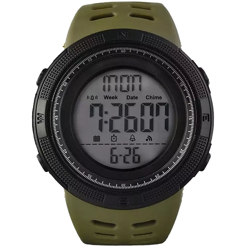 Часы наручные мужские Skmei 2070AGWT Army Green (tf5808) - фото 4