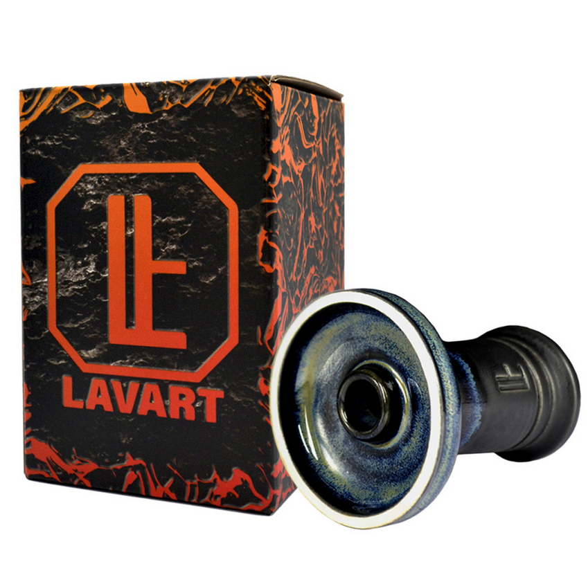 Чаша для кальяна глиняная LAVART Фаннел Aurora Sapphire (31578017)