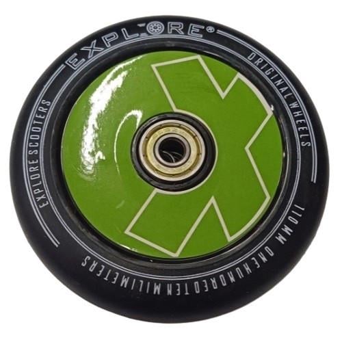 Колесо Explore для трюкового самоката 110 мм литой диск Черный (2943623114)