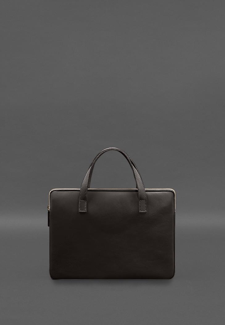 Чехол кожаный с ручками для ноутбука 13" Темно-коричневый (A-028250) - фото 5