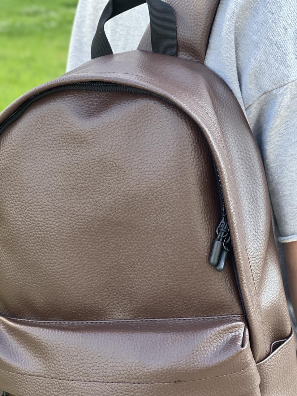 Городской рюкзак классический Tobeyou City из фактурной экокожи Коричневый (398470935) - фото 6 Городской рюкзак классический Tobeyou City из фактурной экокожи Коричневый (398470935) - фото 6