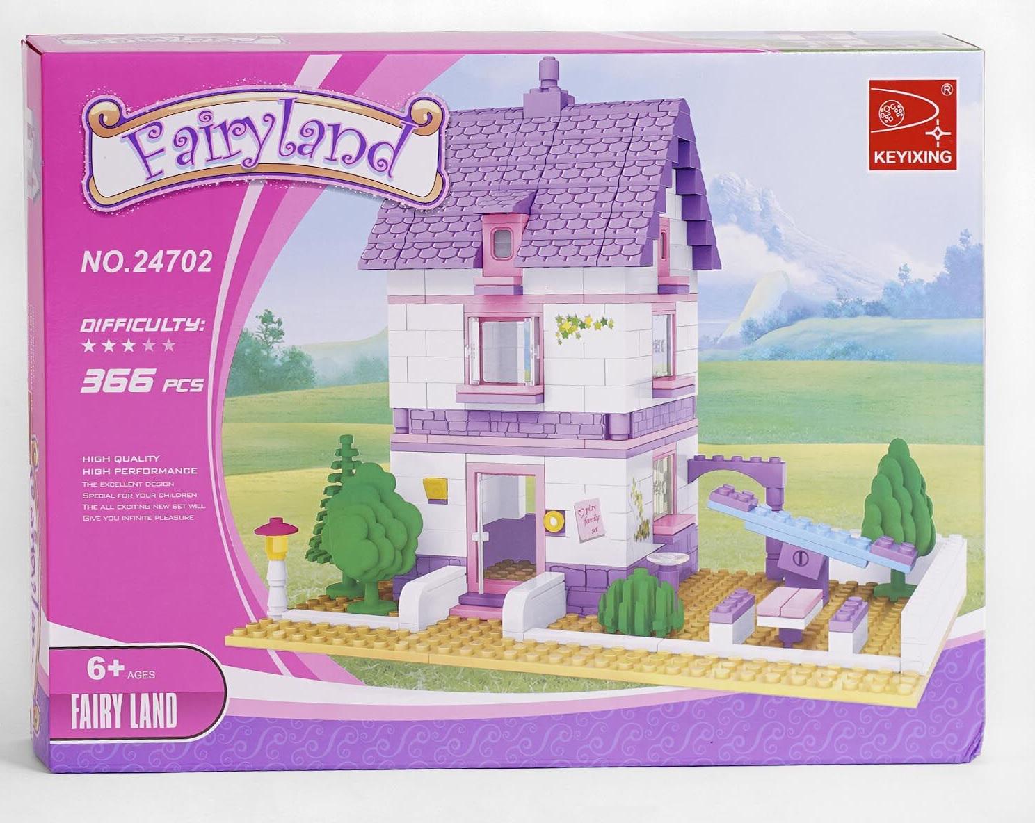 Конструктор Ausini Fairyland Домик 366 деталей Multicolor (123454)