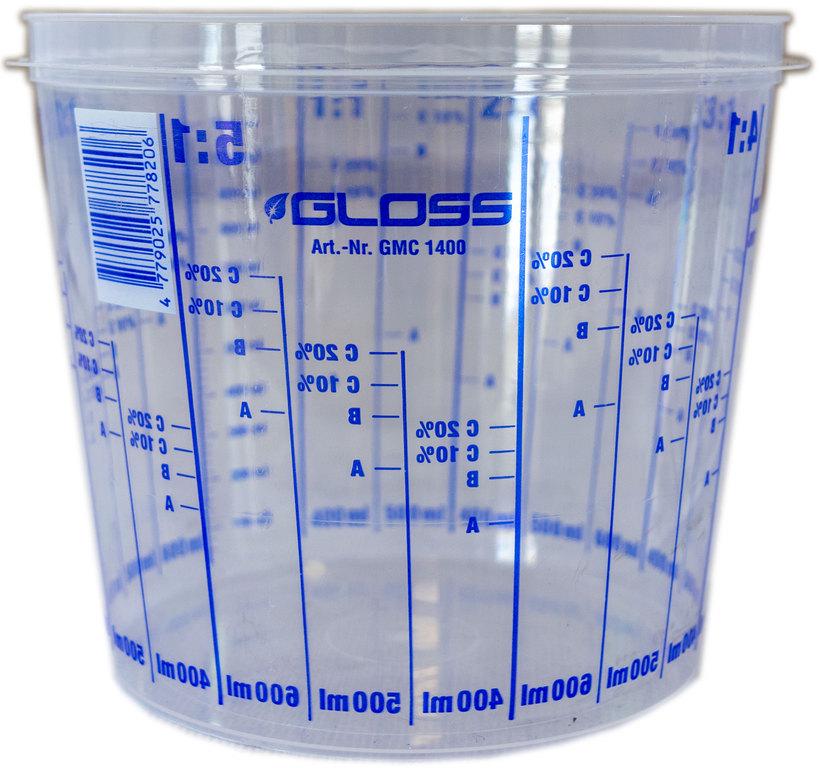 Емкость для смешивания лаков и красок SOLL Gloss 1400 мл (000032632)