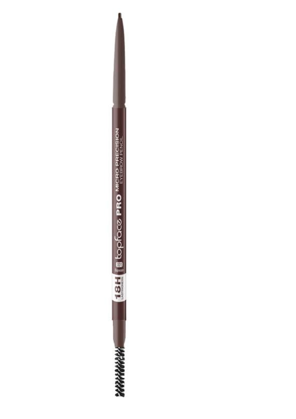 Олівець для брів Topface Micro Precision Eyebrow Pencil PT622 01 Espresso Кавовий