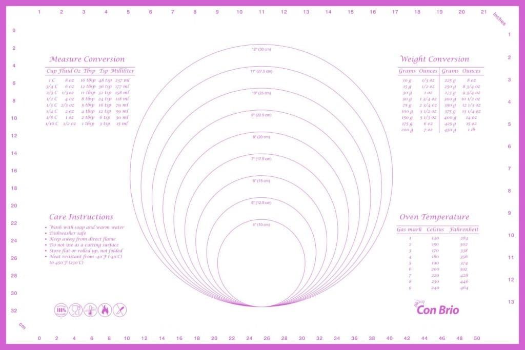 Коврик для выпечки Con Briо силиконовый 60х40 см