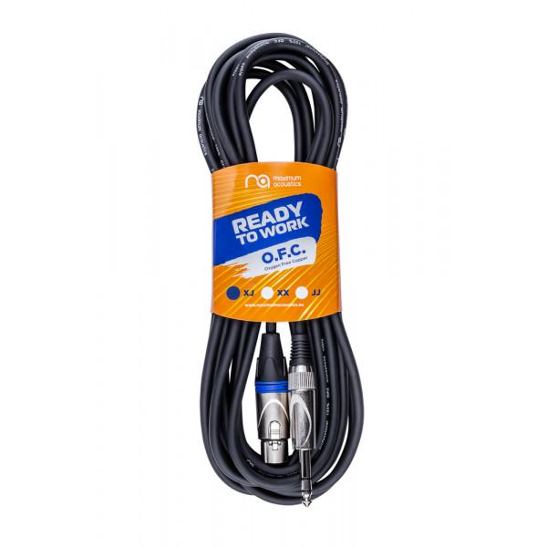 Кабель микрофонный Maximum Acoustics MIC.XJ5 OFC Blue (52397)