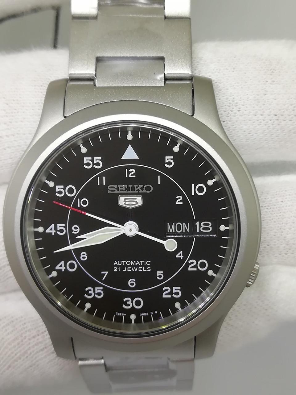 Наручные часы мужские Seiko SNK809K1 с автоподзаводом (549408545) - фото 2 Наручные часы мужские Seiko SNK809K1 с автоподзаводом (549408545) - фото 2