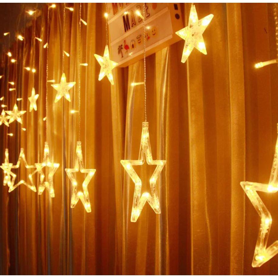 Гирлянда светодиодная Xmas STAR CURTAIN WW (018460)