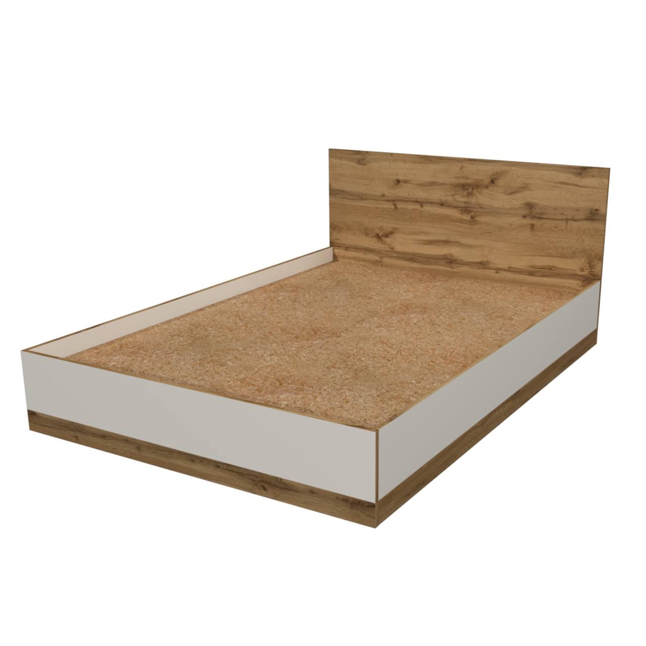 Кровать двуспальная из ДСП OSLO 145х203х85 см (000062639) - фото 2 Кровать двуспальная из ДСП OSLO 145х203х85 см (000062639) - фото 2