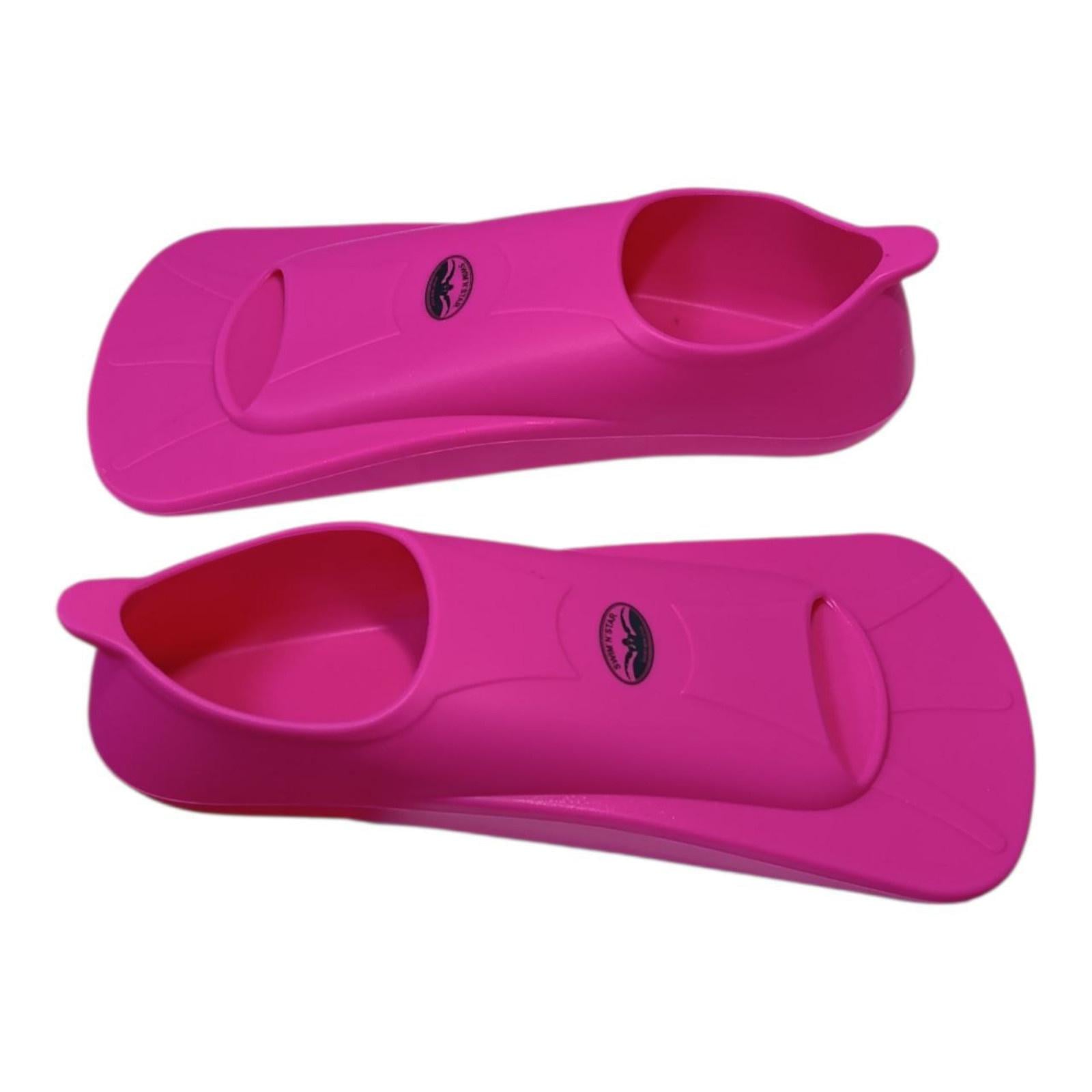 Ласты для плавания в бассейне р. 32-34 Pink