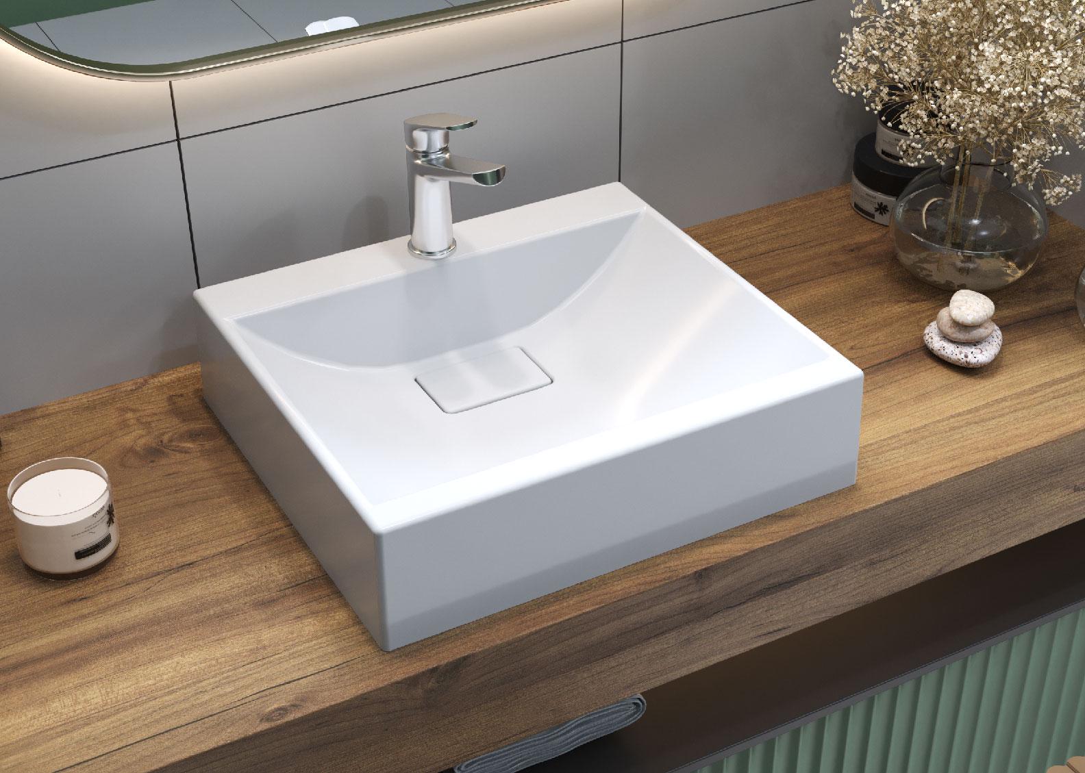 Умывальник накладной Status Neil 50 White (32377886)