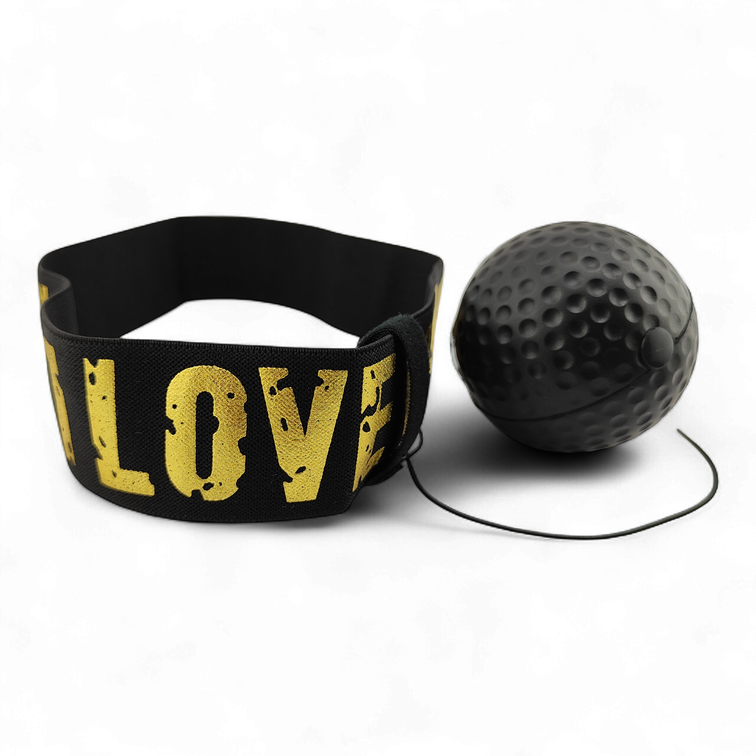 Файтбол Univerza з пов'язкою на голову Чорний (5_4_0_1B) - фото 1