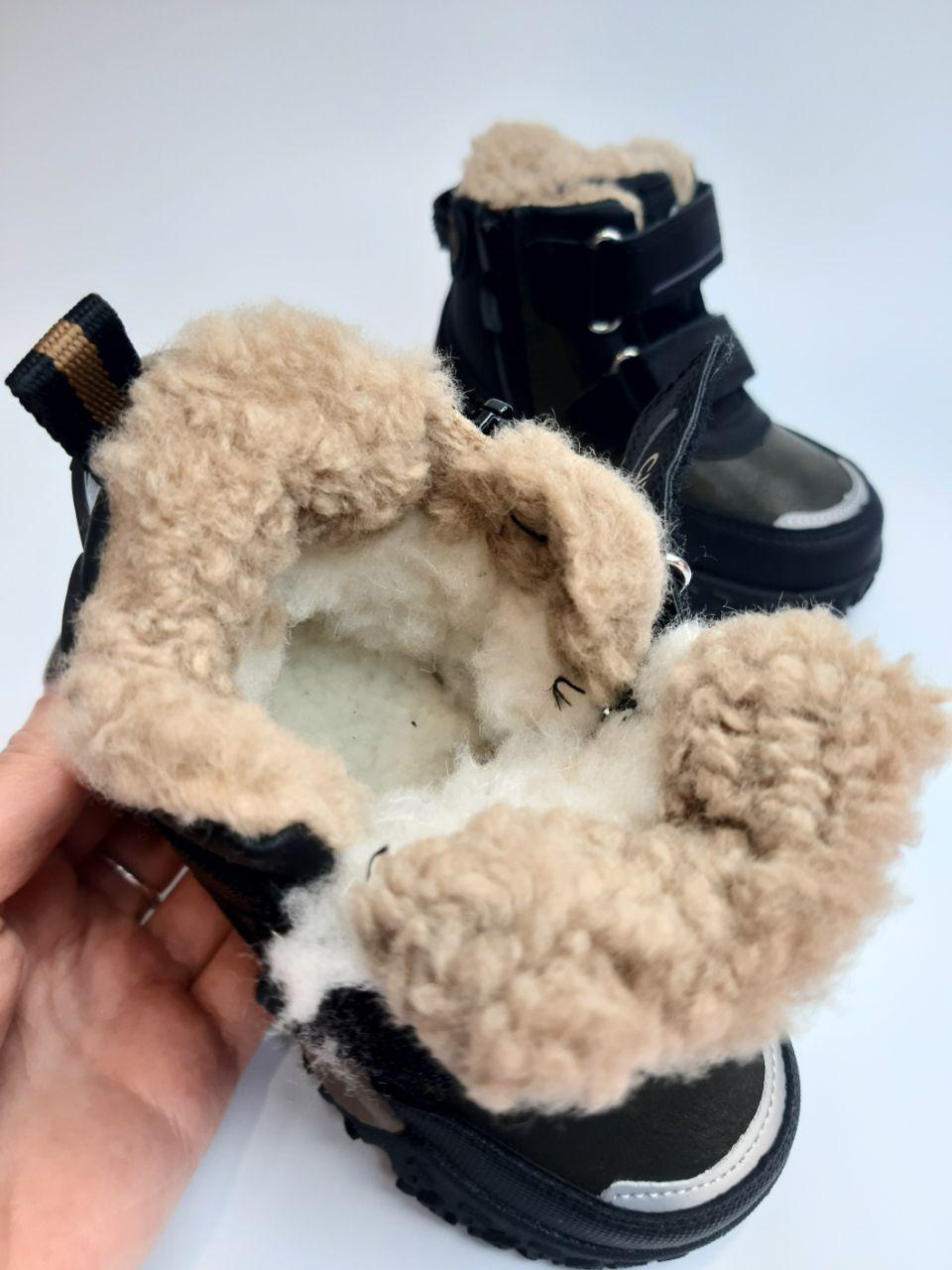 Черевики зимові Clibee для хлопчика р. 24 16,2 см Зелений (617 bl-khaki) - фото 6