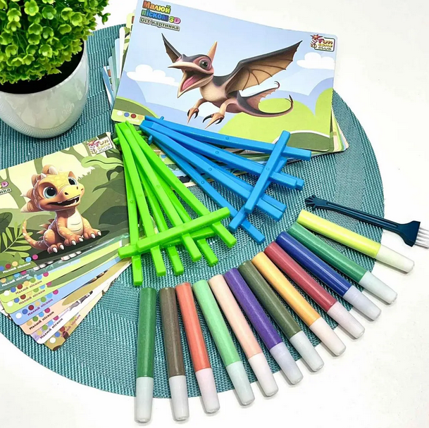 Гра 4Fun Game Club Малюй піском 84985 16 карток/12 кольорів піску/4 мольберти/щітка - фото 4 Гра 4Fun Game Club Малюй піском 84985 16 карток/12 кольорів піску/4 мольберти/щітка - фото 4