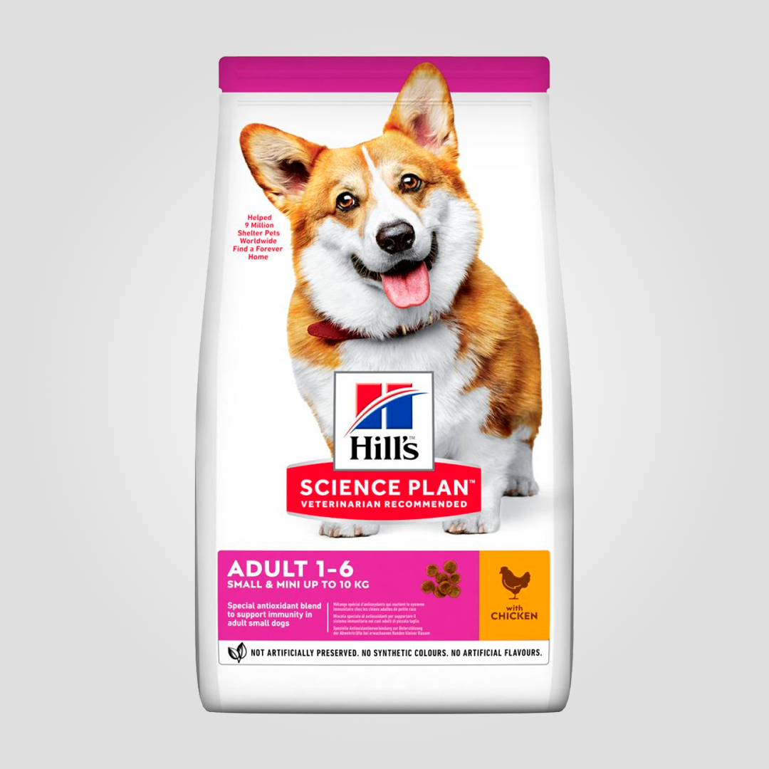 Корм сухой Hill's Science Plan Canine Small&Mini для собак мелких пород с курицей 6 кг (2217739338) - фото 1