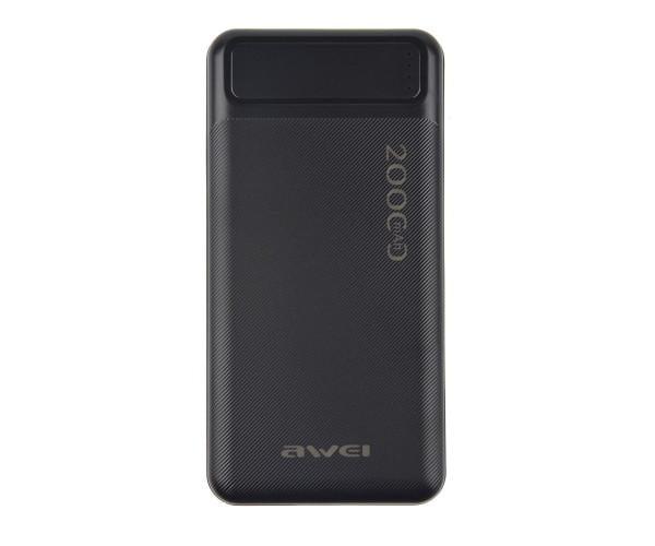 Повербанк Awei P6K 20000 mAh Black