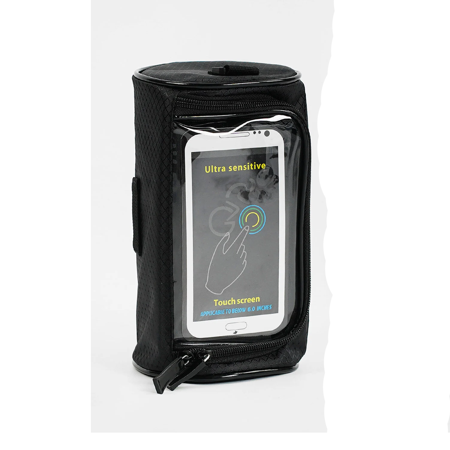 Велосумка на руль с отделением под смартфон F 32221 23x12,5x13 см Черный (128868)