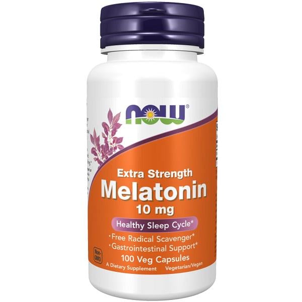 Мелатонин для сна Now Foods Melatonin 10 мг 100 вег. капс. (000003147)
