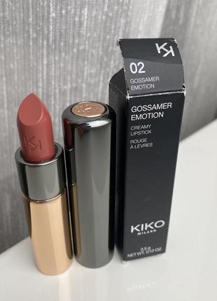 Помада Gossamer Emotion Creamy Lipstick Kiko Milano 02 - фото 2