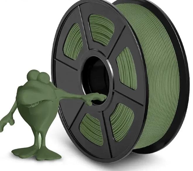 Пластик для 3D-принтера SUNLU PLA 1,75 мм 1 кг Matte Olive