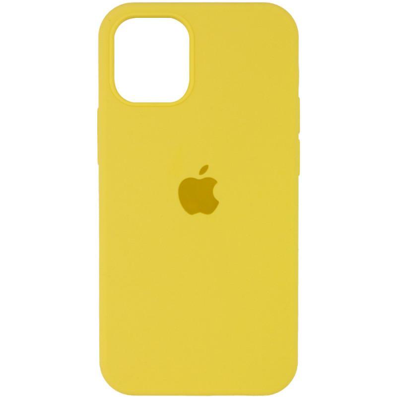Противоударный Чехол Silicone Case Full Protective (AA) для Apple iPhone 15 Pro Max (6.7") Желтый / Yellow