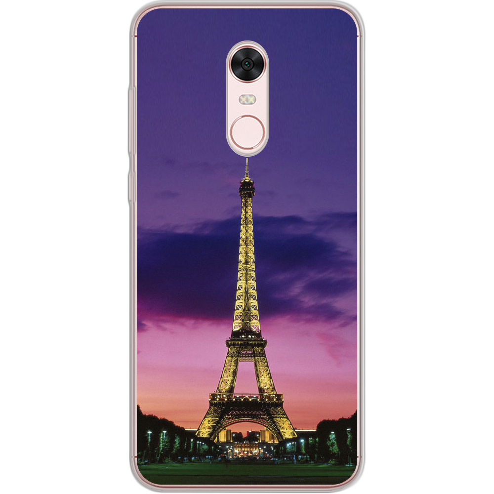 Чехол BoxFace Xiaomi Redmi 5 Plus Полночь в Париже Прозрачный силикон (32522-up964-32522)