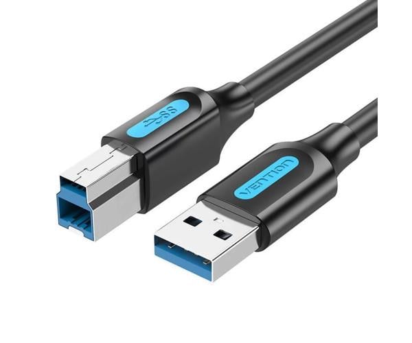 Кабель Vention COOBG USB 3.0 Type-A Male to Type-B Male Printer Cable 1,5 м Black